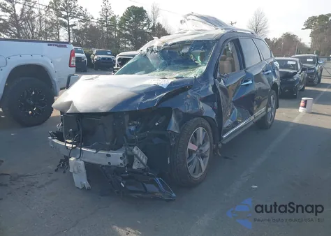 2015 Nissan Pathfinder Platinum from USA, damaged, VIN 5N1AR2MN1FC685253